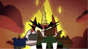 miedo ataque GIF by Cartoon Network EMEA