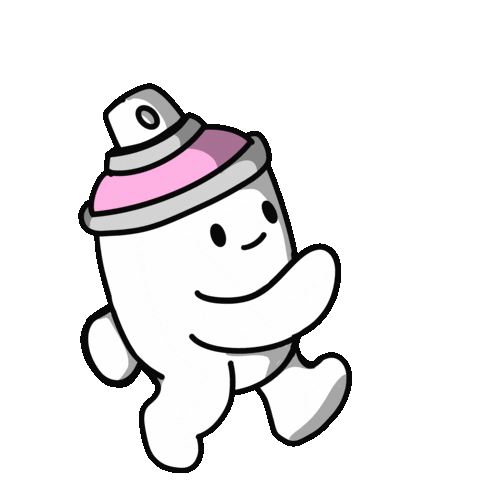 Graffiti Rosa Sticker