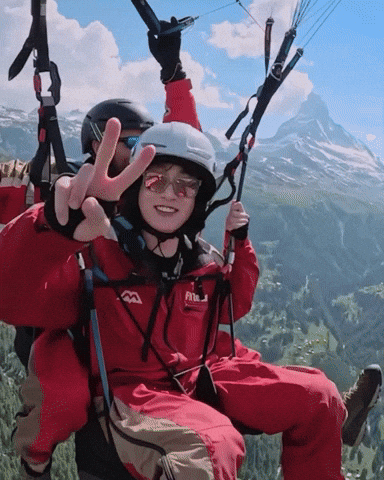 Paragliding Are You Sure GIF