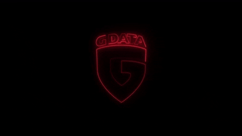 gdatacyberdefense giphyupload logo retro glow GIF