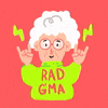 Rock On Grandma GIF