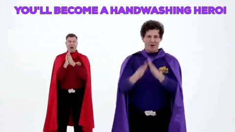 Hero Handwashing GIF by The Wiggles