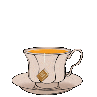 saristi tea herbal tea cup herbal tea Sticker
