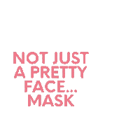TECMASK tecmask notjustaprettyfacemask Sticker