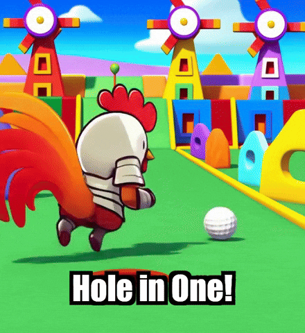 Hole In One Mini Golf GIF by Zorooster