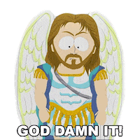 God Damn It Sticker by South Park