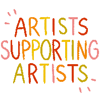 Artists Supporting Artists Sticker
