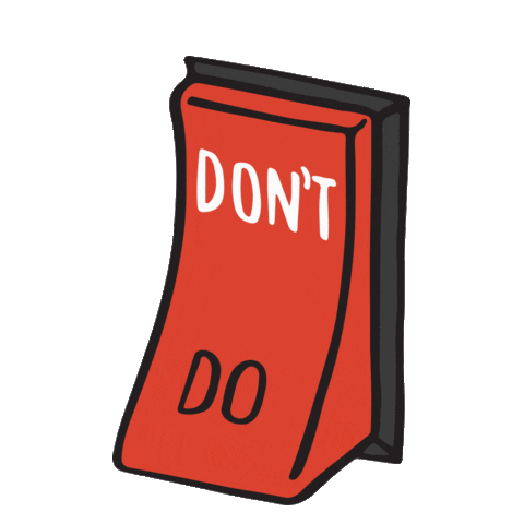 Dont Switch Sticker by Teaspoon studio