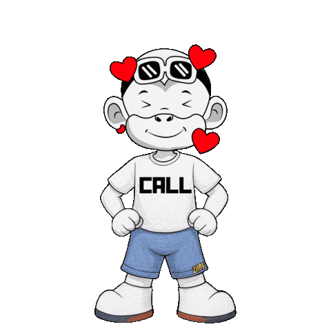 Calling Call Me Sticker by Zhot