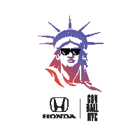 lady liberty festival Sticker by Honda Stage