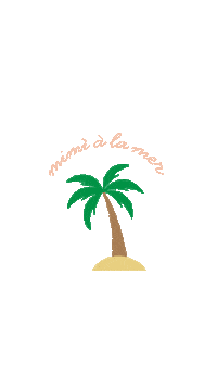 Palm Sticker by mimì à la mer