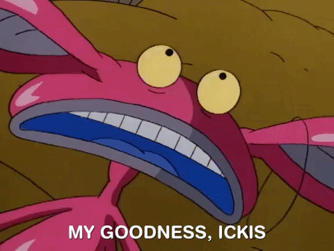 nickrewind giphydvr nicksplat aaahh real monsters giphyarm044 GIF