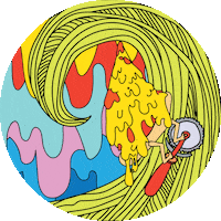 summer melting Sticker by oathere
