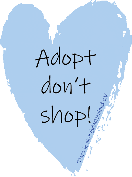 Rescue Adopt Sticker by Tiere in Not Griechenland e.V.