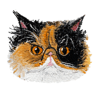 Cat Meow Sticker by baz bagel