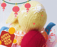 New Year Bunny GIF by TeaCosyFolk