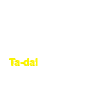 Ping-U tada parcel courier ta-da Sticker