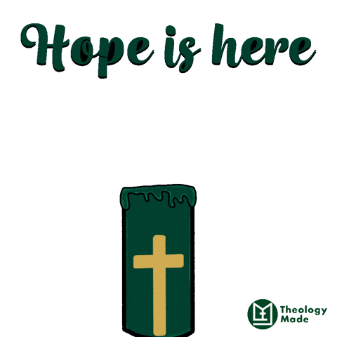Christian Gif Hope Is Here GIF by Theology Made
