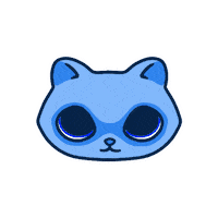 candjcanecustoms blue raccoon lps littlest pet shop Sticker