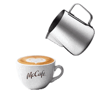 mcdonaldsdanmark latte barista kaffe mccafe Sticker