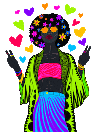 Black Lives Matter Love Sticker by Tyler Resty