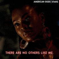 Bow Down Yetide Badaki GIF by American Gods