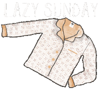 Sunday Pajamas Sticker