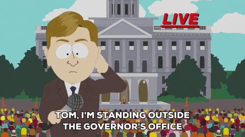 rick reporter GIF by South Park 