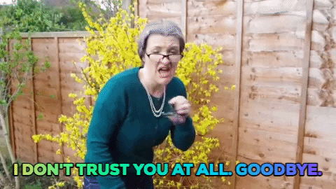 janinecoombes giphygifmaker no trust notrust janine coombes GIF