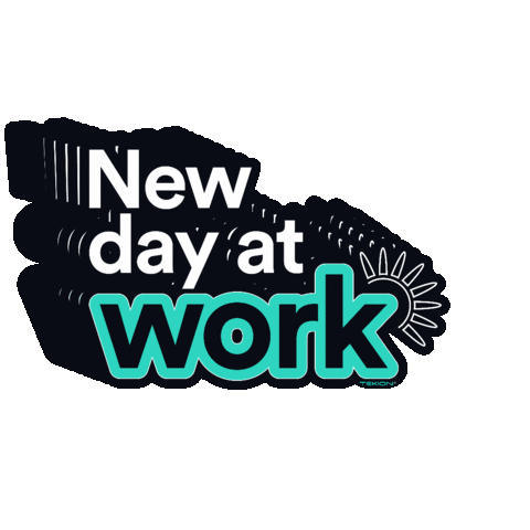 tekionforceindia giphyupload new work tekion new day at work Sticker