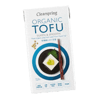 Clearspring vegan organic tofu clearspring Sticker