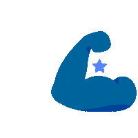 sandrogomesdesign fitness blue workout gym Sticker