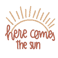 Here Comes The Sun Summer Sticker