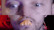 theoddcreative weird hands big eyes weird face GIF