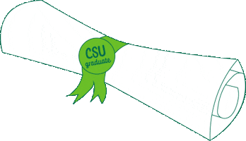 Grad Commencement Sticker by Cleveland State University