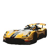 ribafuga car yellow fast supercar Sticker