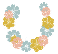 Travel Flower Sticker by Sally Trubella Travels