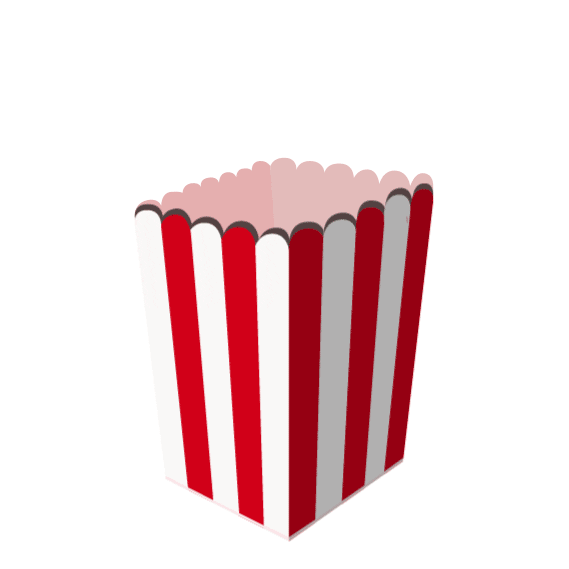 Fun Popcorn Sticker