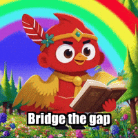 Bridge The Gap GIF by The Cardinal Virtue