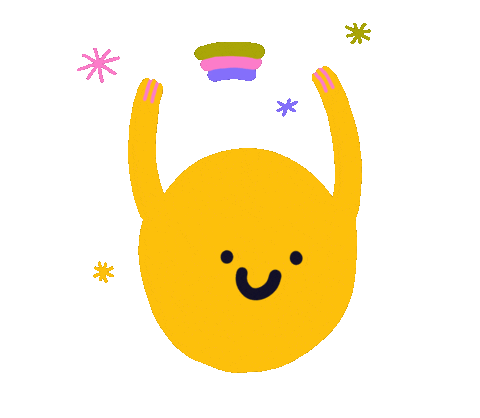 Happy Rainbow Sticker by Kadna