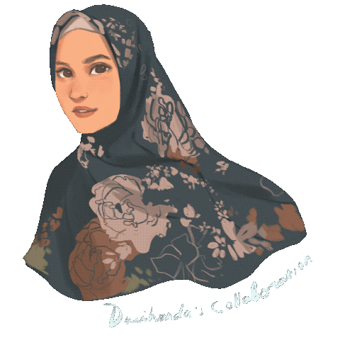 Wind Hijab Sticker by Rafhi Dominic