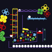 dominodecoco loop blue disney red GIF