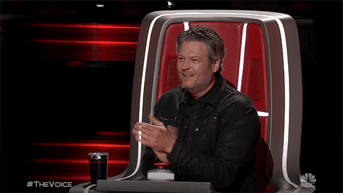 blake shelton wow GIF by The Voice