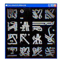 Pokras Calligrafuturism Sticker by POST-WEB