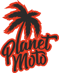 PlanetMoto motocross palm palm tree palmtree Sticker