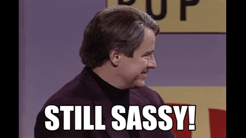 darkangel927 giphygifmaker snl saturday night live sassy GIF