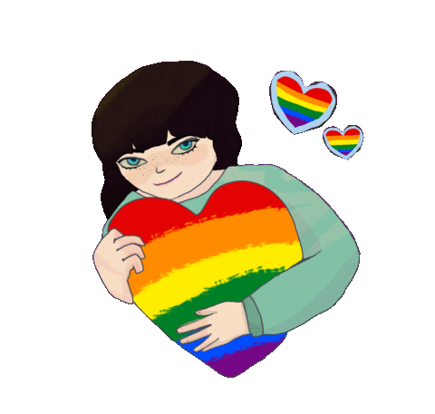 Proud Love Is Love Sticker by Contextual.Matters