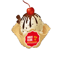 Chocolate Eskimo Sticker by Sorveteria Doce Ilha