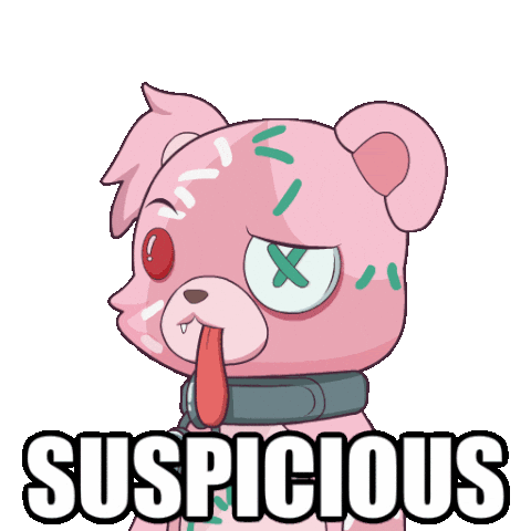 Suspicious Liar Sticker by Masters of Mayhem