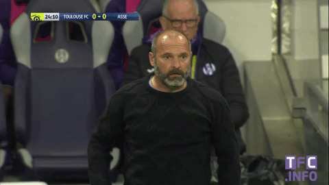 toulousefc giphygifmaker sports soccer coach GIF